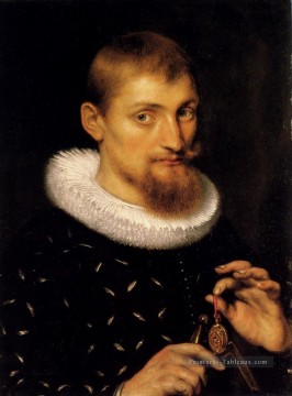 Portrait d’un homme baroque Peter Paul Rubens Peinture à l'huile